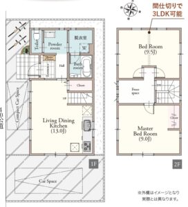 越谷市弥十郎モデル 外観